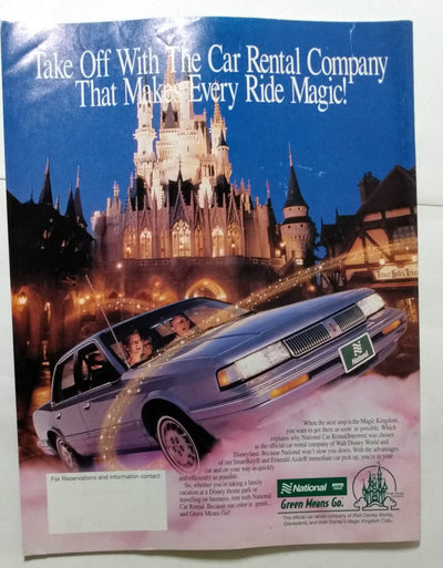 Walt Disney World Vacations 1995 Resorts Hotels Theme Parks Brochure - TulipStuff