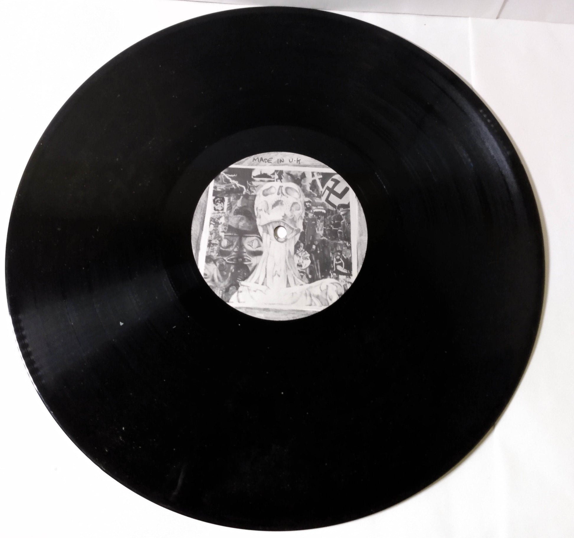 Disorder Violent World UK Political Punk Vinyl LP AARGH 4 1989 - TulipStuff