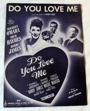 Load image into Gallery viewer, Do You Love Me Harry James Maureen O&#39;Hara Harry Ruby Sheet Music 1946 - TulipStuff
