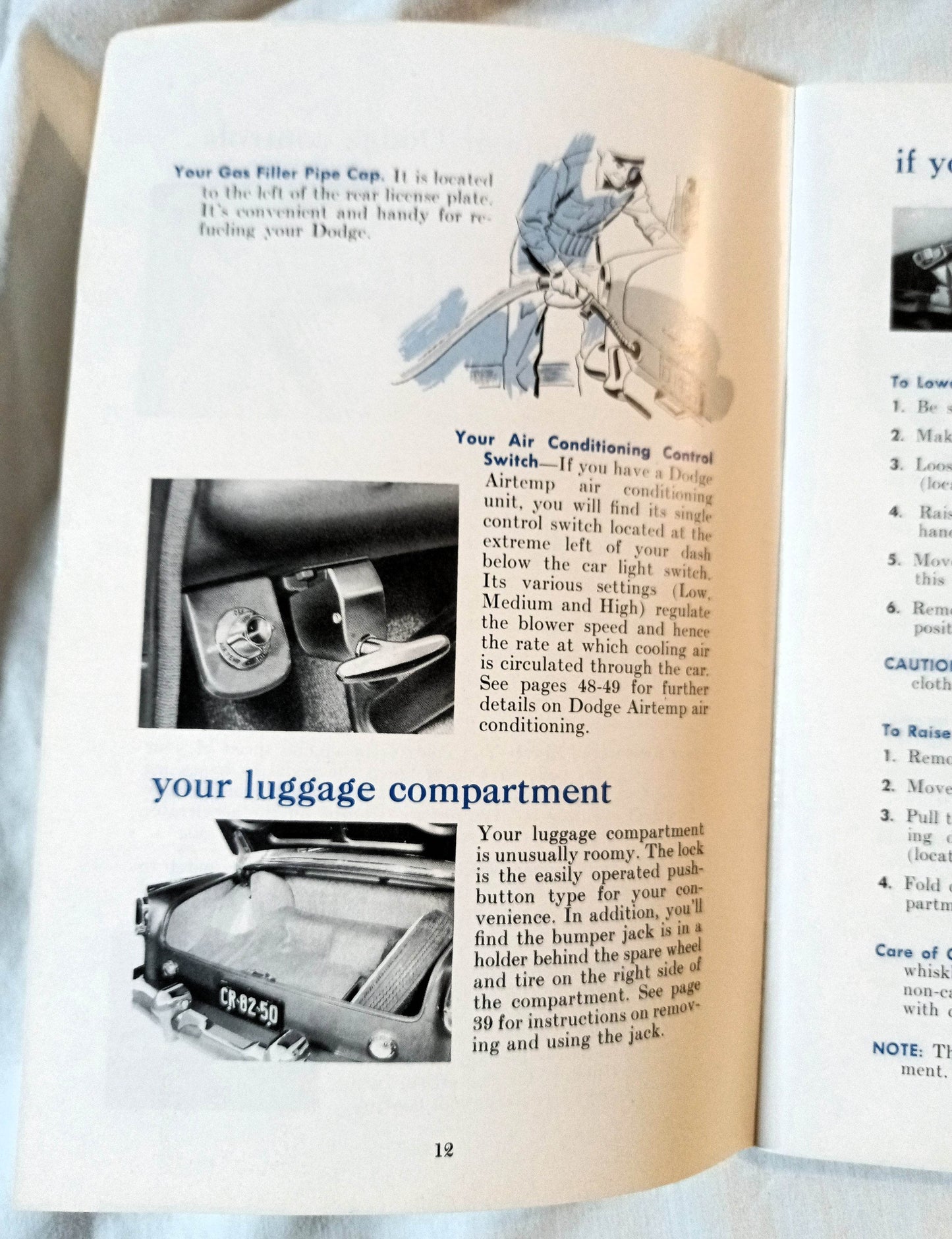 1954 Dodge Royal V-8 Coronet V8/V6 Owner's Manual User Guide - TulipStuff