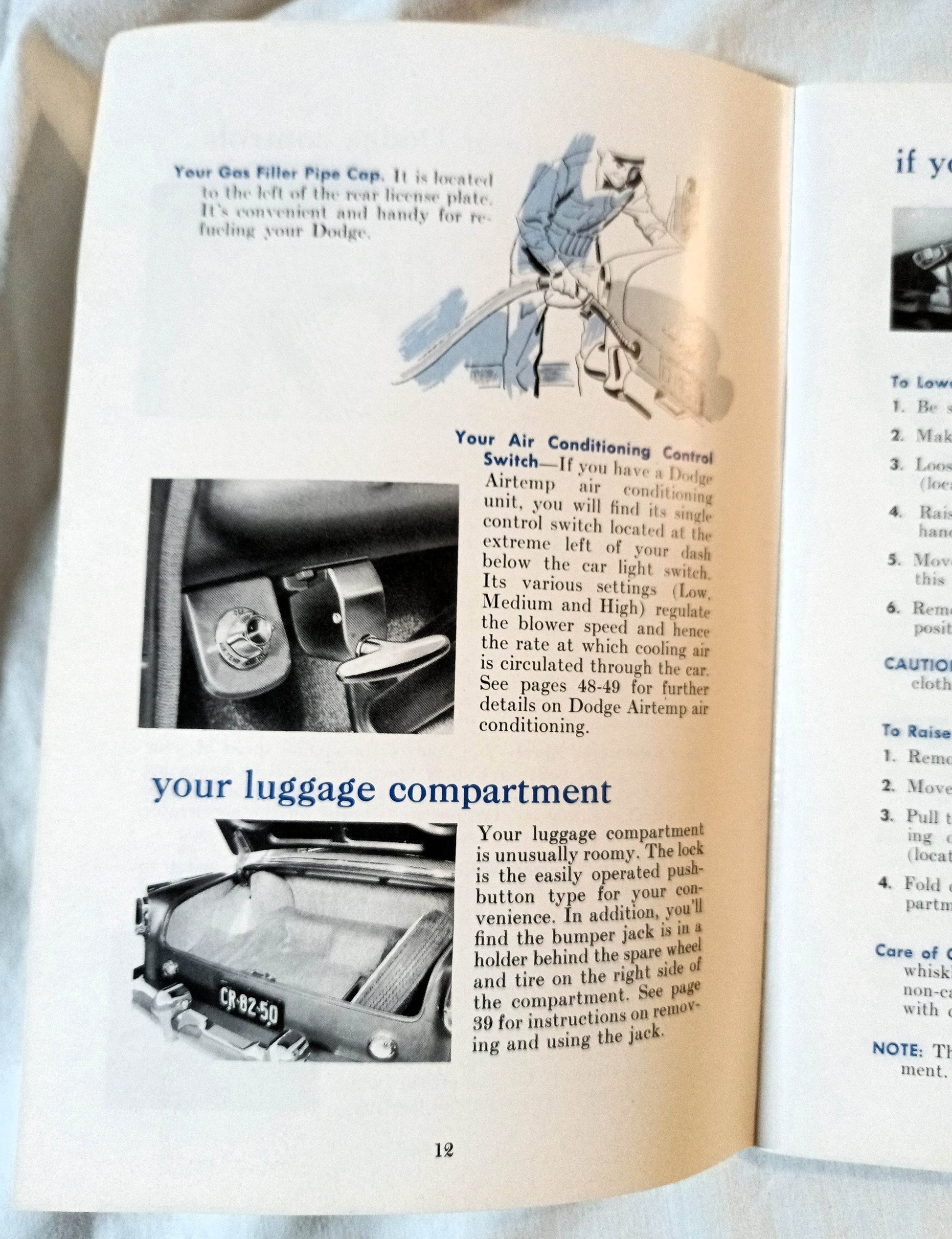 1954 Dodge Royal V-8 Coronet V8/V6 Owner's Manual User Guide - TulipStuff