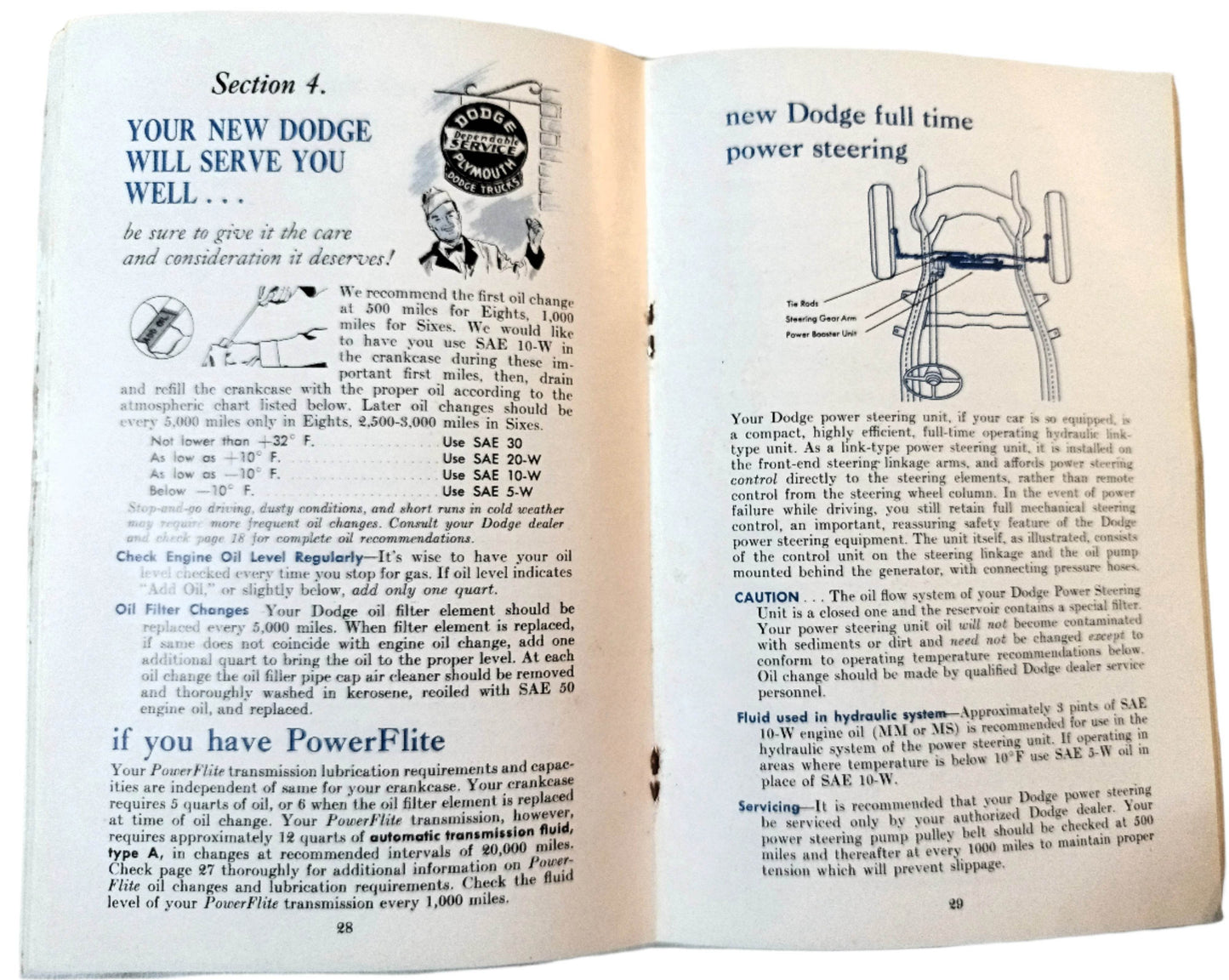 1954 Dodge Royal V-8 Coronet V8/V6 Owner's Manual User Guide - TulipStuff