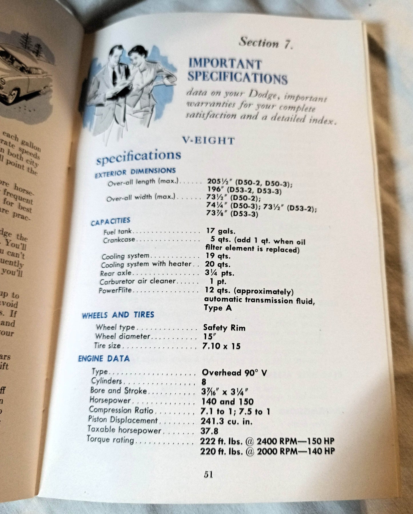 1954 Dodge Royal V-8 Coronet V8/V6 Owner's Manual User Guide - TulipStuff