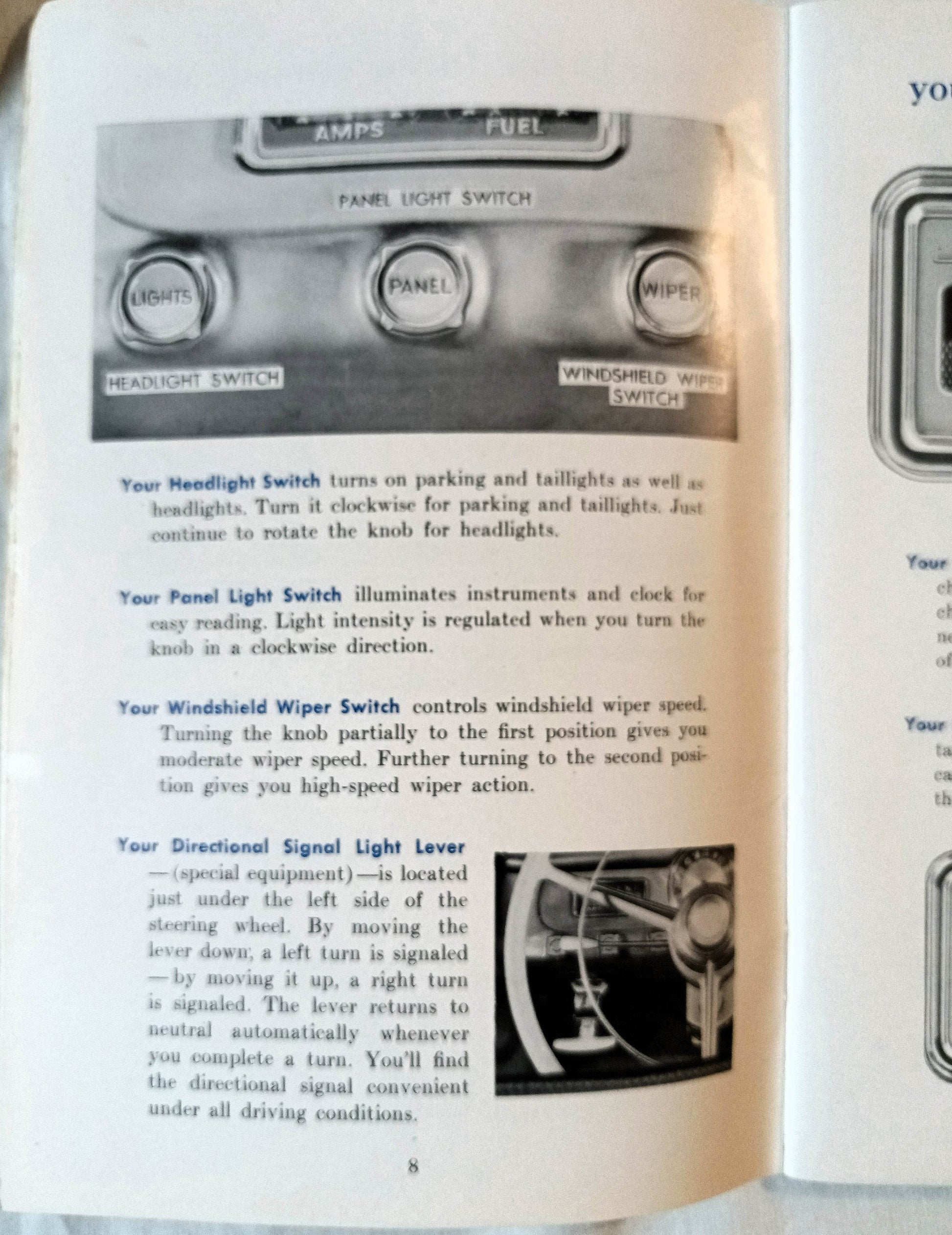 1954 Dodge Royal V-8 Coronet V8/V6 Owner's Manual User Guide - TulipStuff