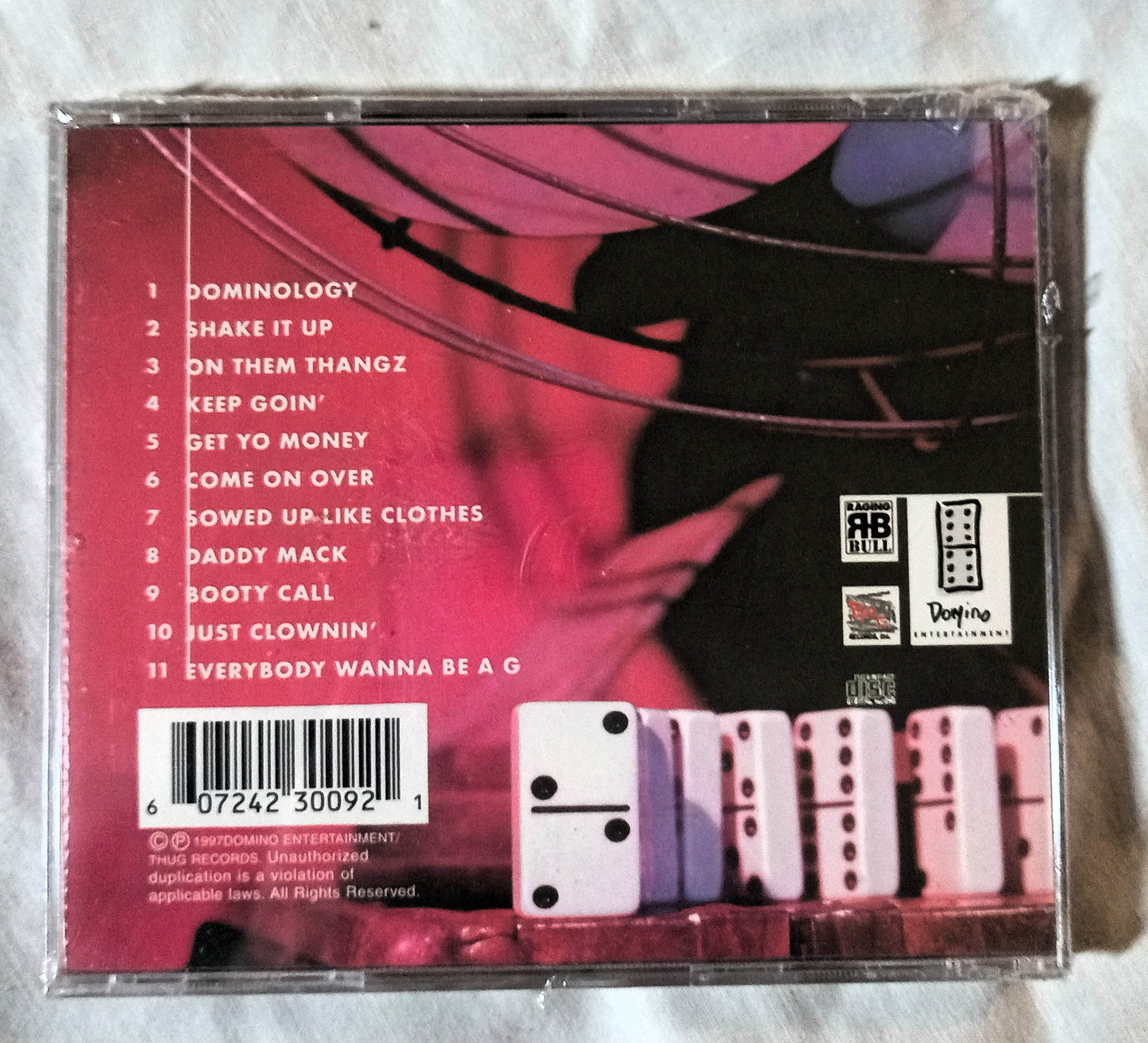 Domino Dominology G-Funk Gangsta Album CD Thug Records 1997 - TulipStuff