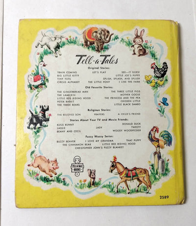 Walt Disney's Donald Duck An Chip N Dale Tell-A-Tale Hardcover 1954 - TulipStuff