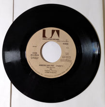 Load image into Gallery viewer, Don McLean American Pie 7&quot; Vinyl 45RPM Record Classic Rock 1971 - TulipStuff
