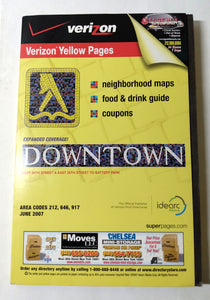 Verizon Yellow Pages Downtown Manhattan Telephone Book NYC 2007 - TulipStuff