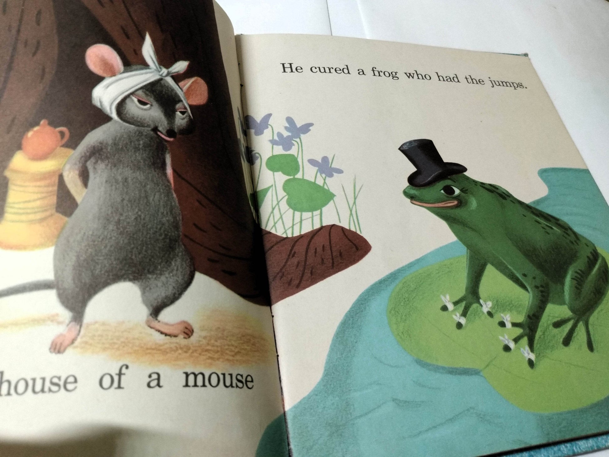 Dr. Goat by Georgiana Whitman Top Top Tales Hardcover 1950 Rare - TulipStuff