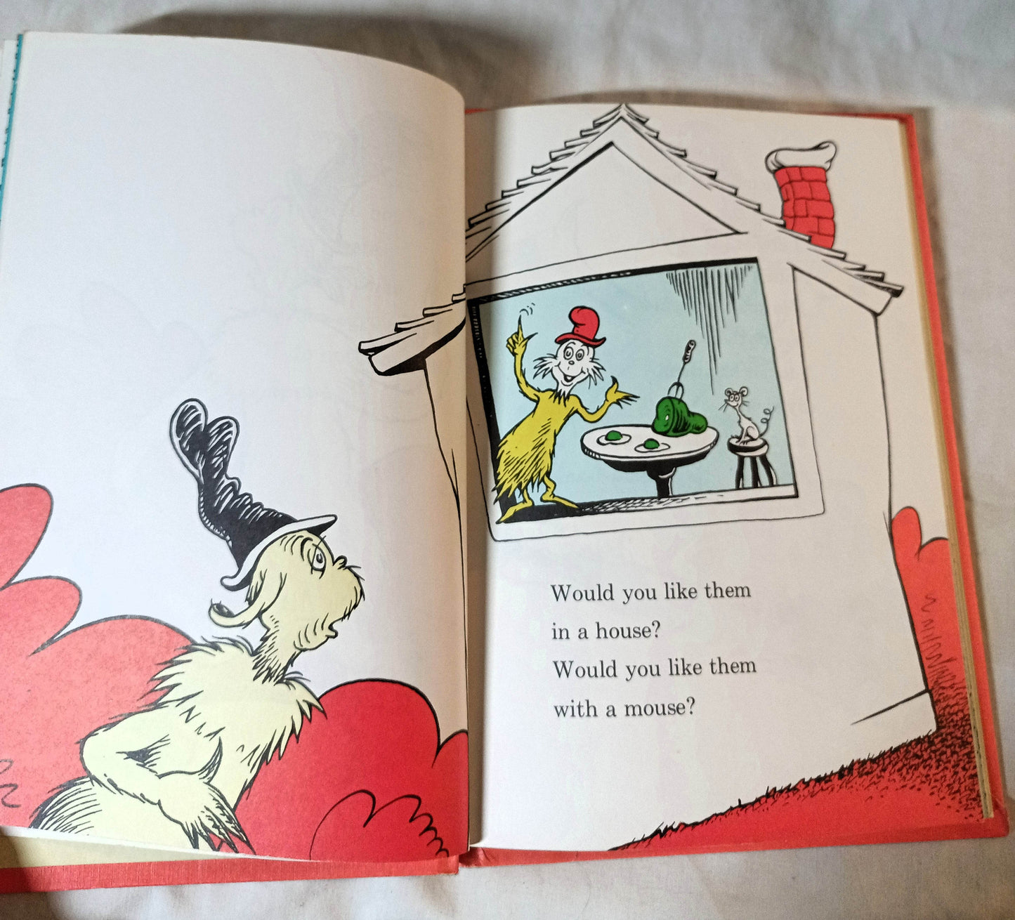 Dr Seuss Green Eggs And Ham Beginner Books Book Club Edition 1960 - TulipStuff