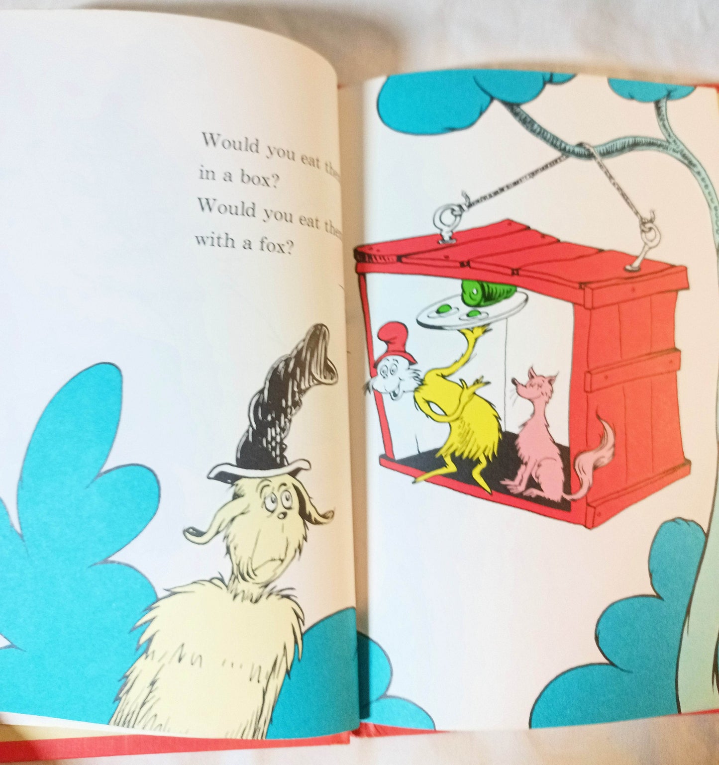 Dr Seuss Green Eggs And Ham Beginner Books Book Club Edition 1960 - TulipStuff
