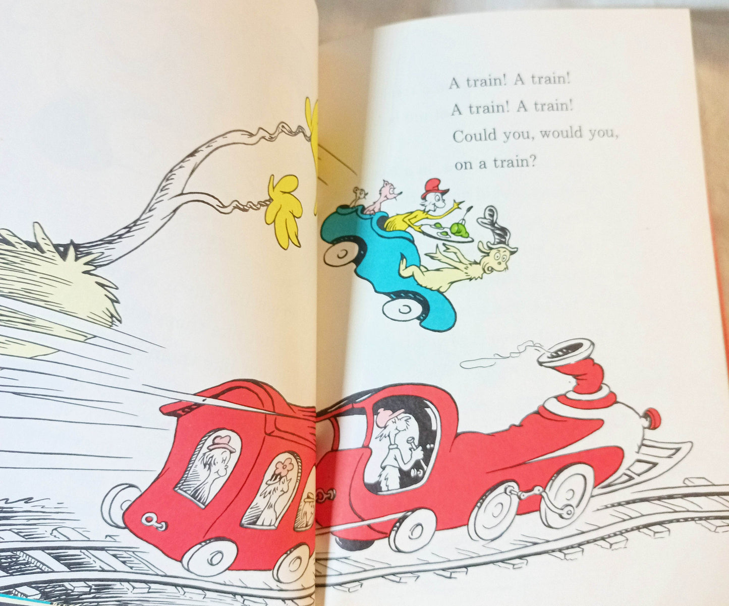 Dr Seuss Green Eggs And Ham Beginner Books Book Club Edition 1960 - TulipStuff