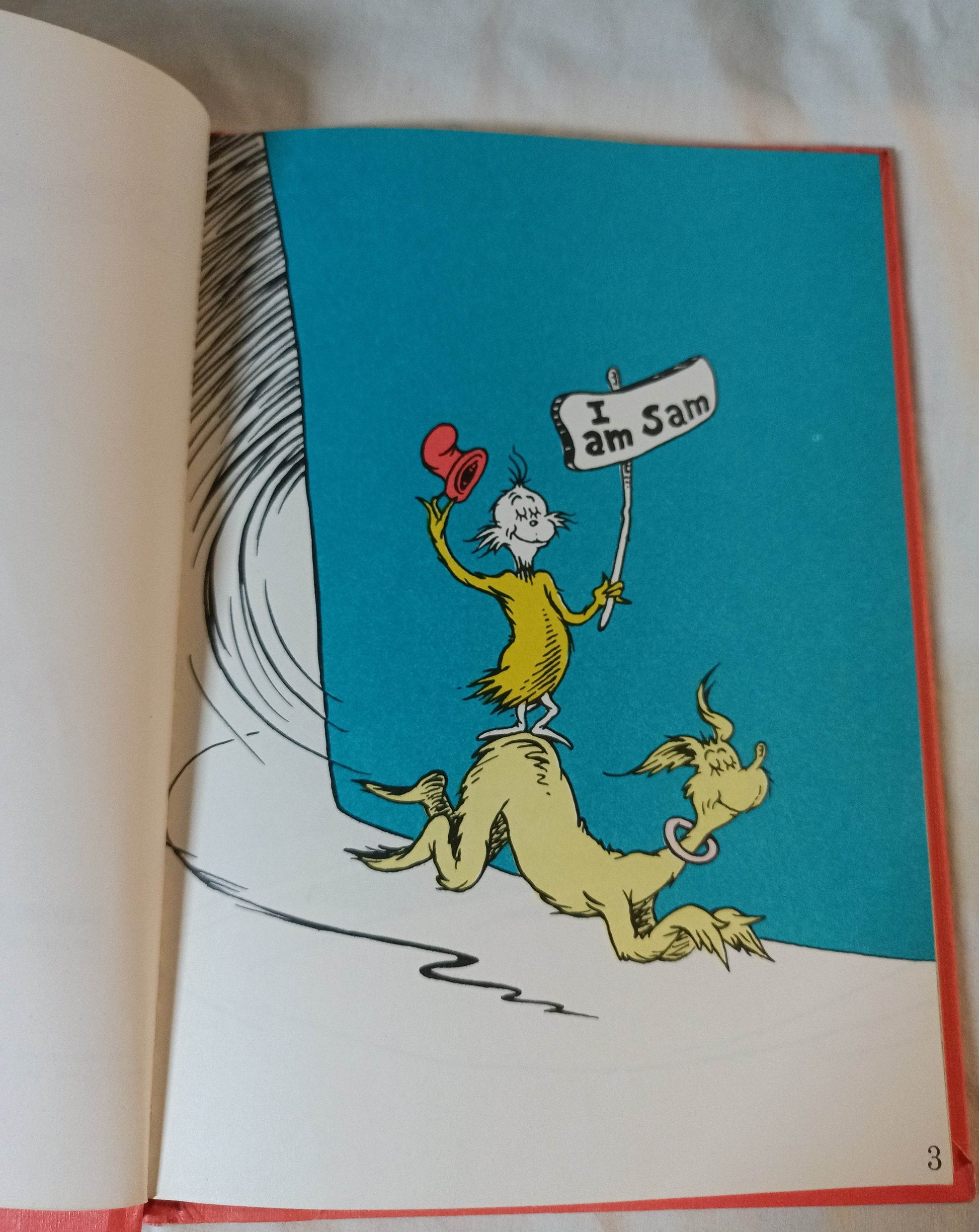 Dr Seuss Green Eggs And Ham Beginner Books Book Club Edition 1960 - TulipStuff