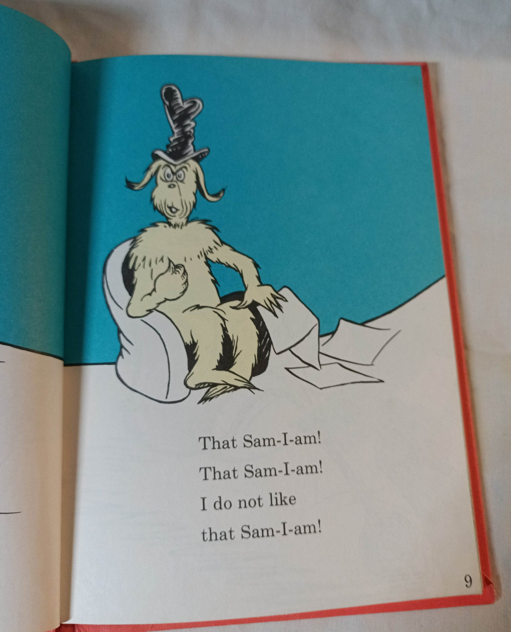 Dr Seuss Green Eggs And Ham Beginner Books Book Club Edition 1960 - TulipStuff