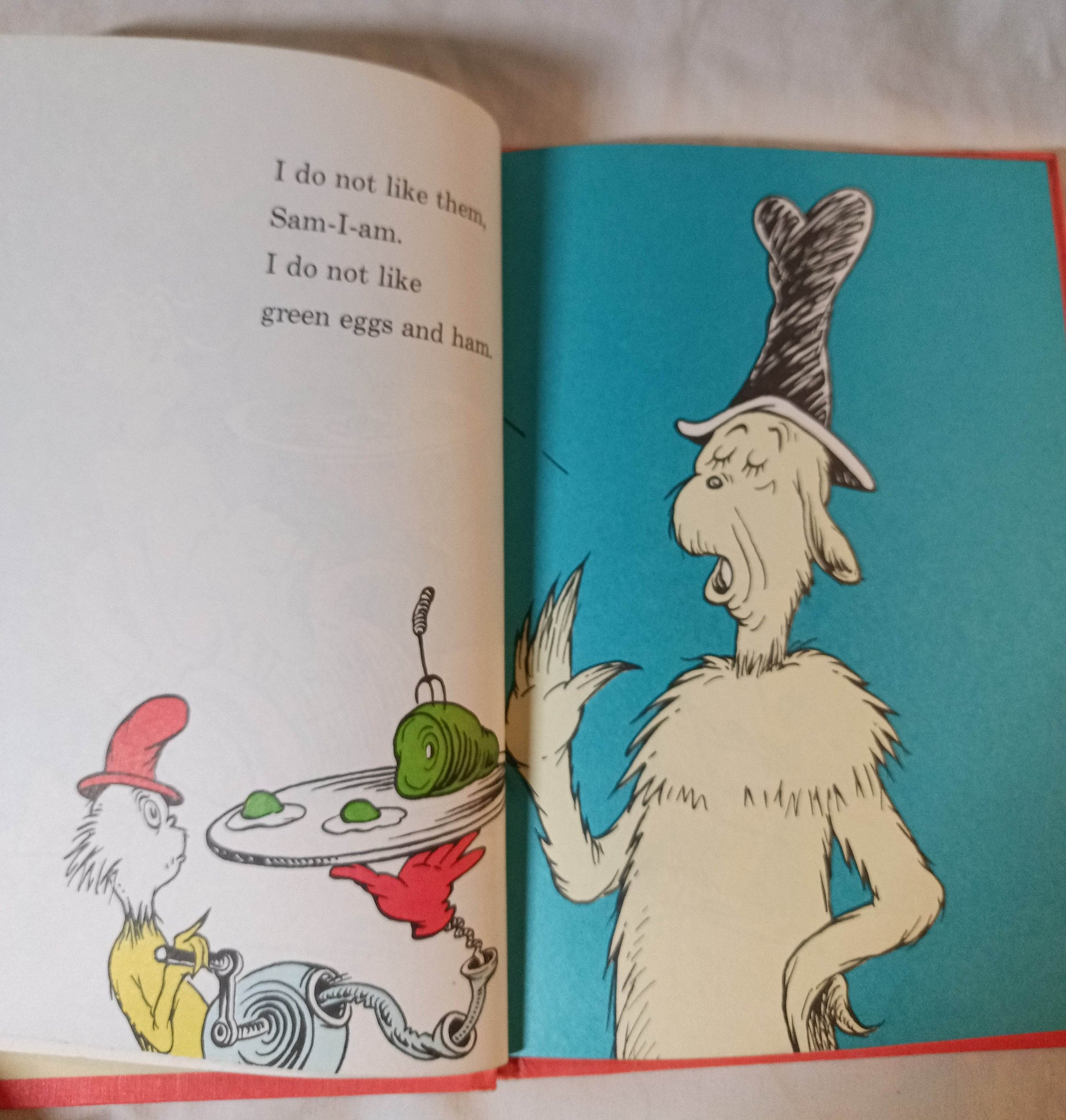 Dr Seuss Green Eggs And Ham Beginner Books Book Club Edition 1960 - TulipStuff