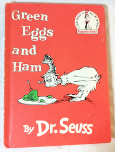 Dr Seuss Green Eggs And Ham Beginner Books Book Club Edition 1960 - TulipStuff