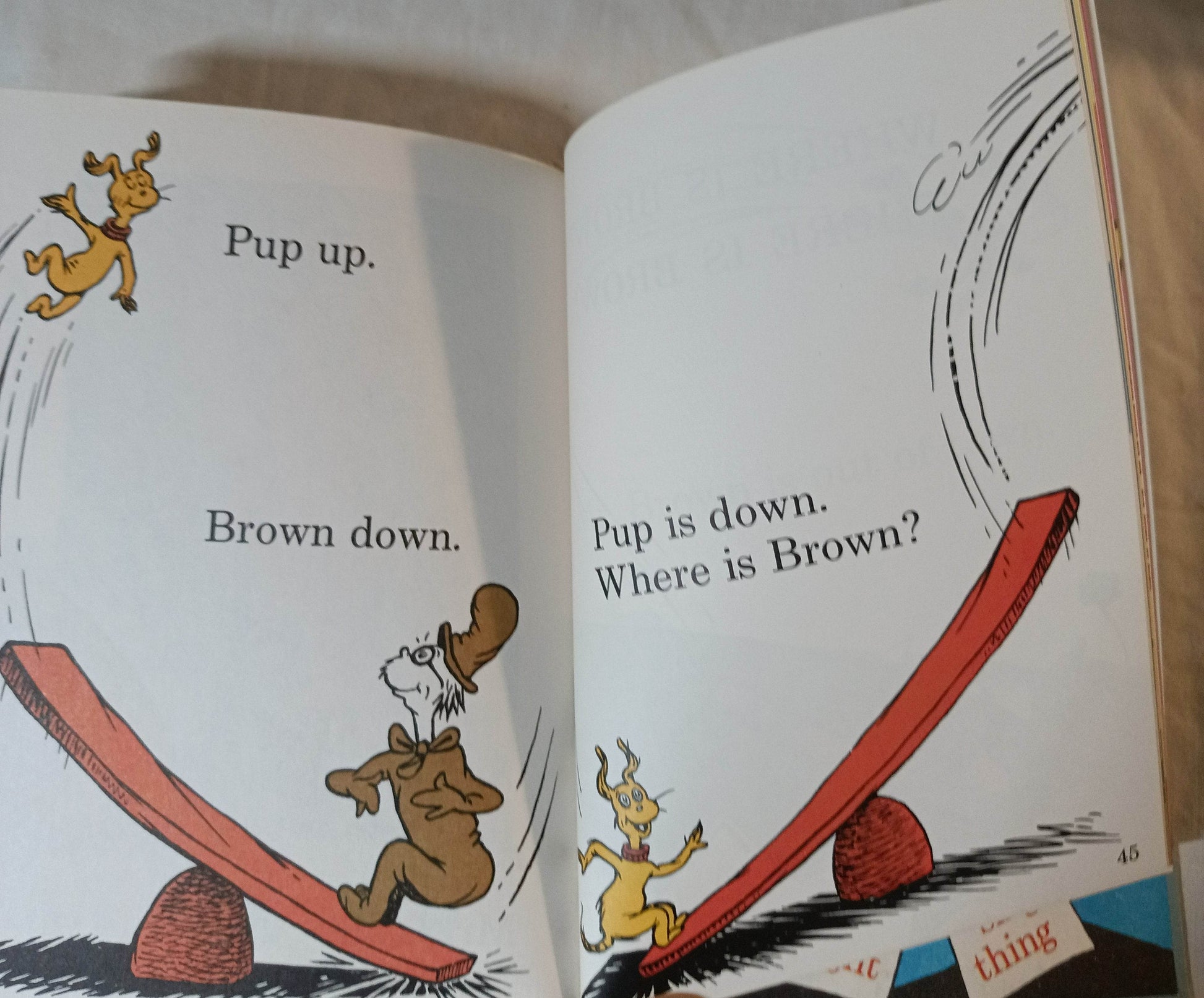 Dr Seuss Hop On Pop Beginner Books Book Club Edition 1963 - TulipStuff