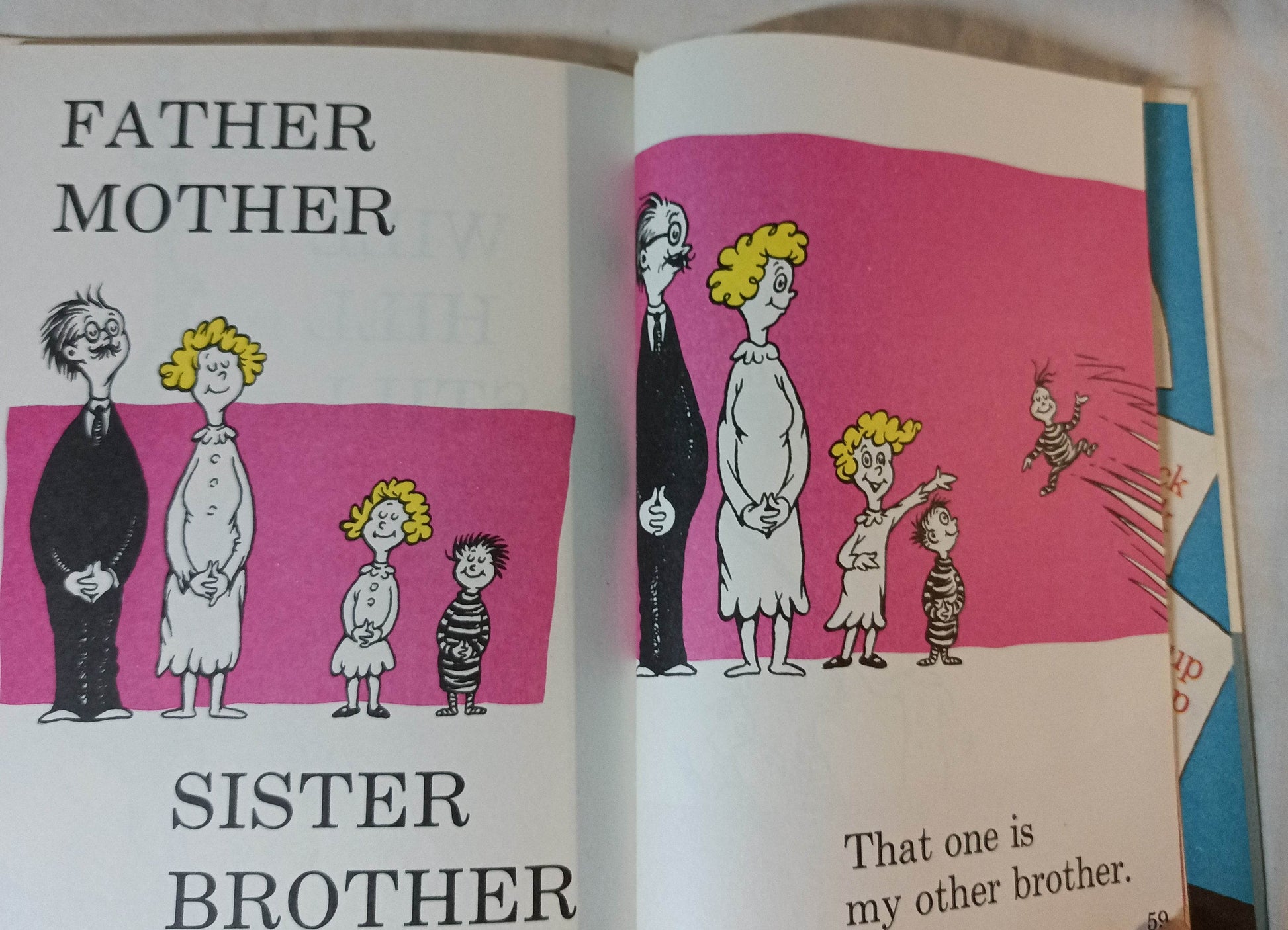 Dr Seuss Hop On Pop Beginner Books Book Club Edition 1963 - TulipStuff