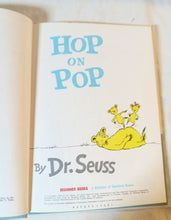 Load image into Gallery viewer, Dr Seuss Hop On Pop Beginner Books Book Club Edition 1963 - TulipStuff
