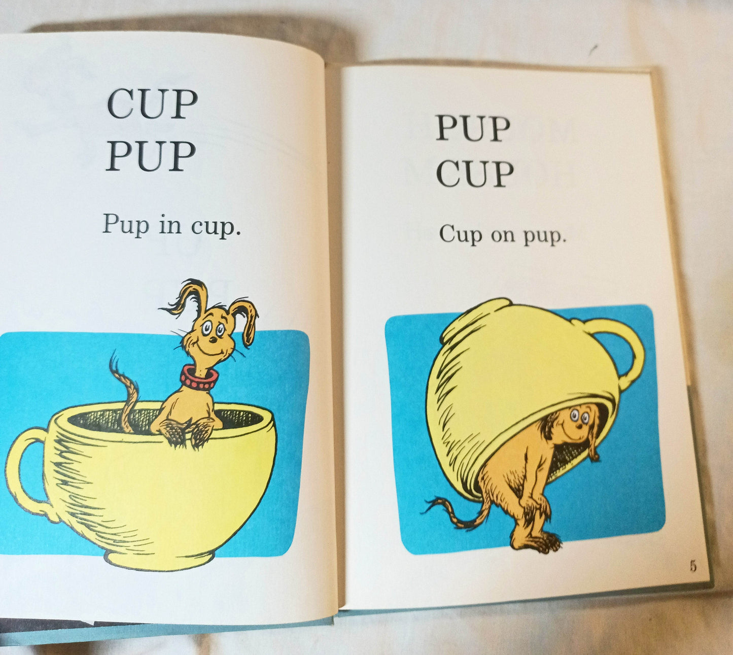 Dr Seuss Hop On Pop Beginner Books Book Club Edition 1963 - TulipStuff