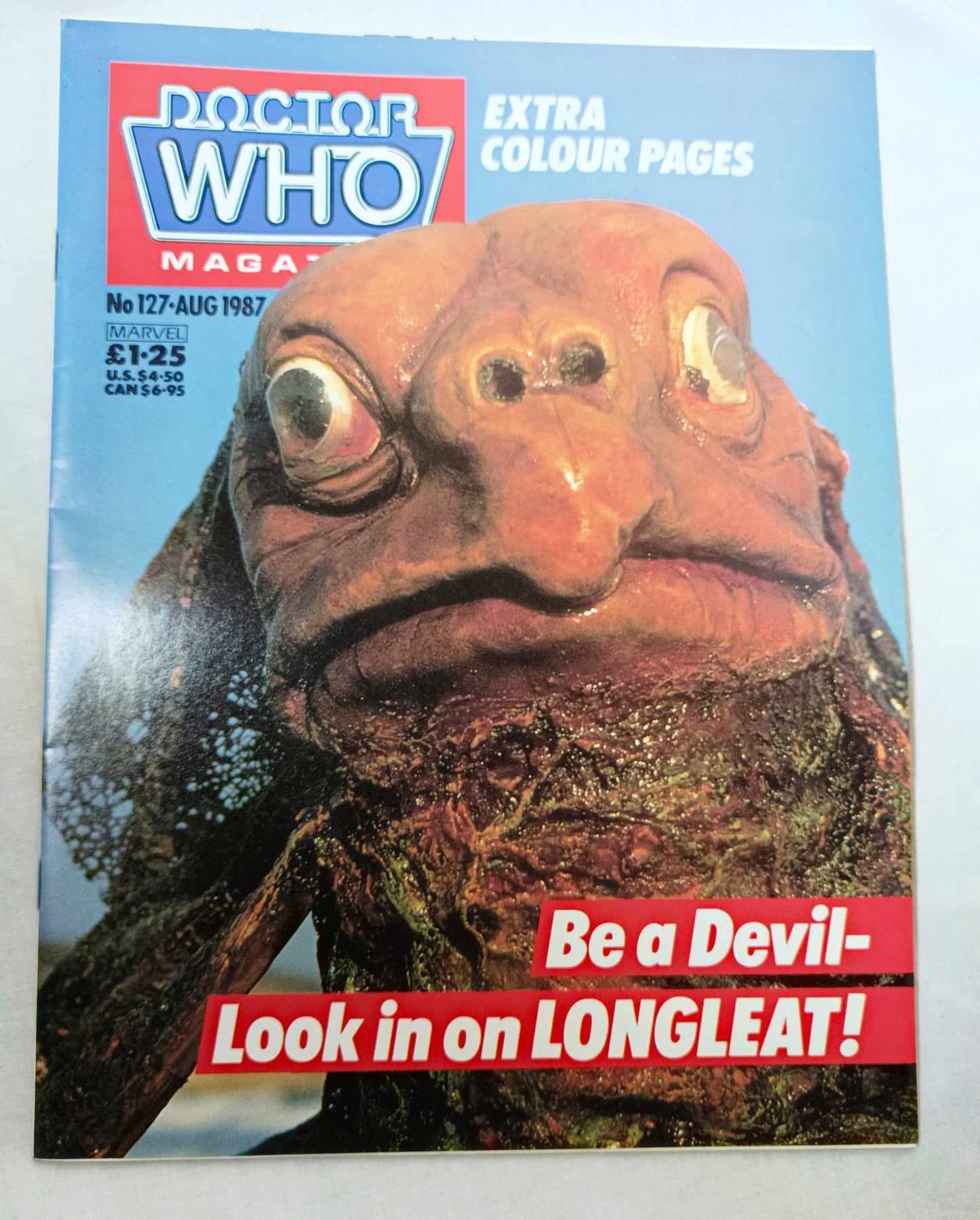 Doctor Who Magazine #127 Aug 1987 Paddy Russell Longleat Worldshapers - TulipStuff