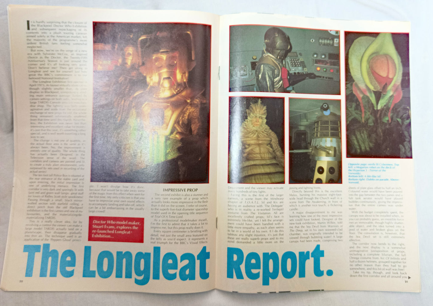 Doctor Who Magazine #127 Aug 1987 Paddy Russell Longleat Worldshapers - TulipStuff