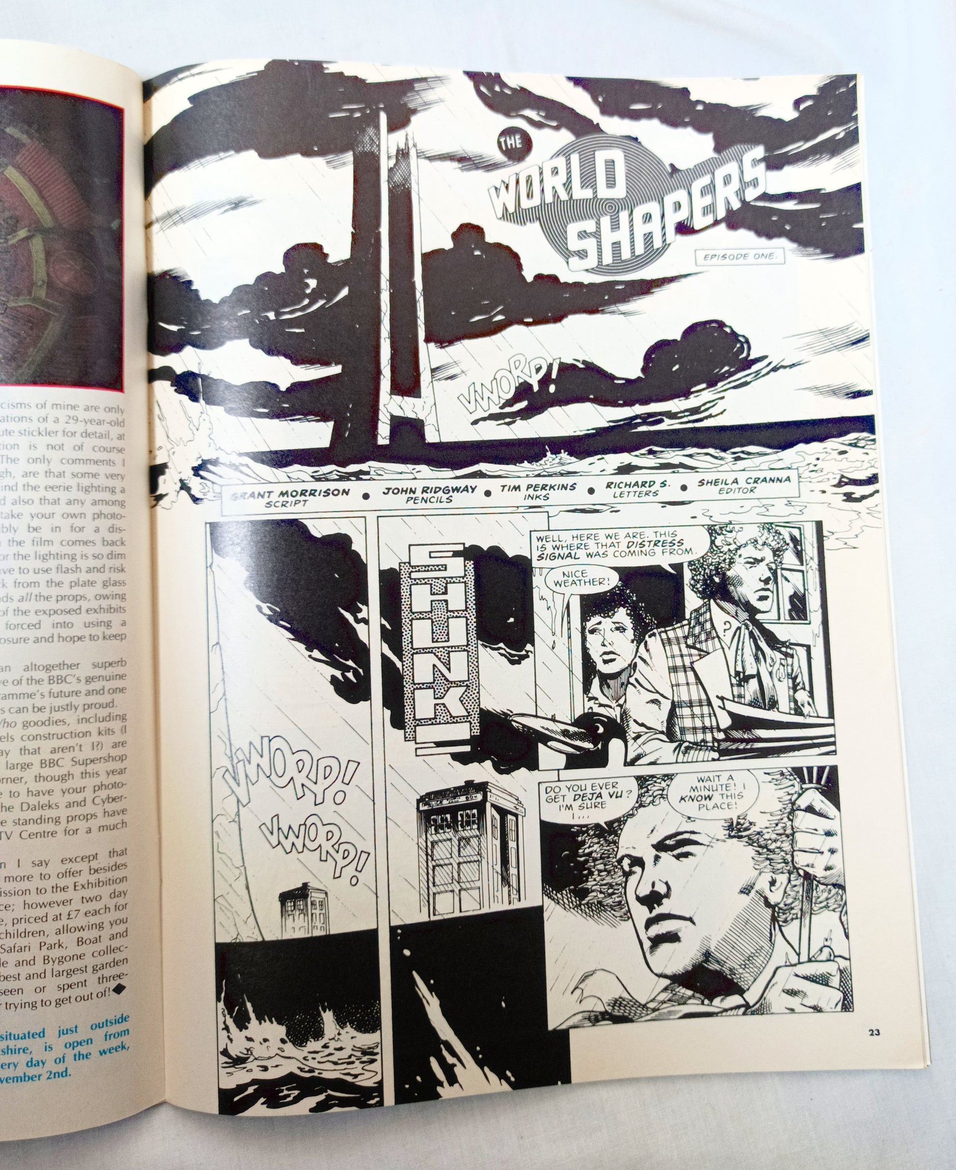 Doctor Who Magazine #127 Aug 1987 Paddy Russell Longleat Worldshapers - TulipStuff