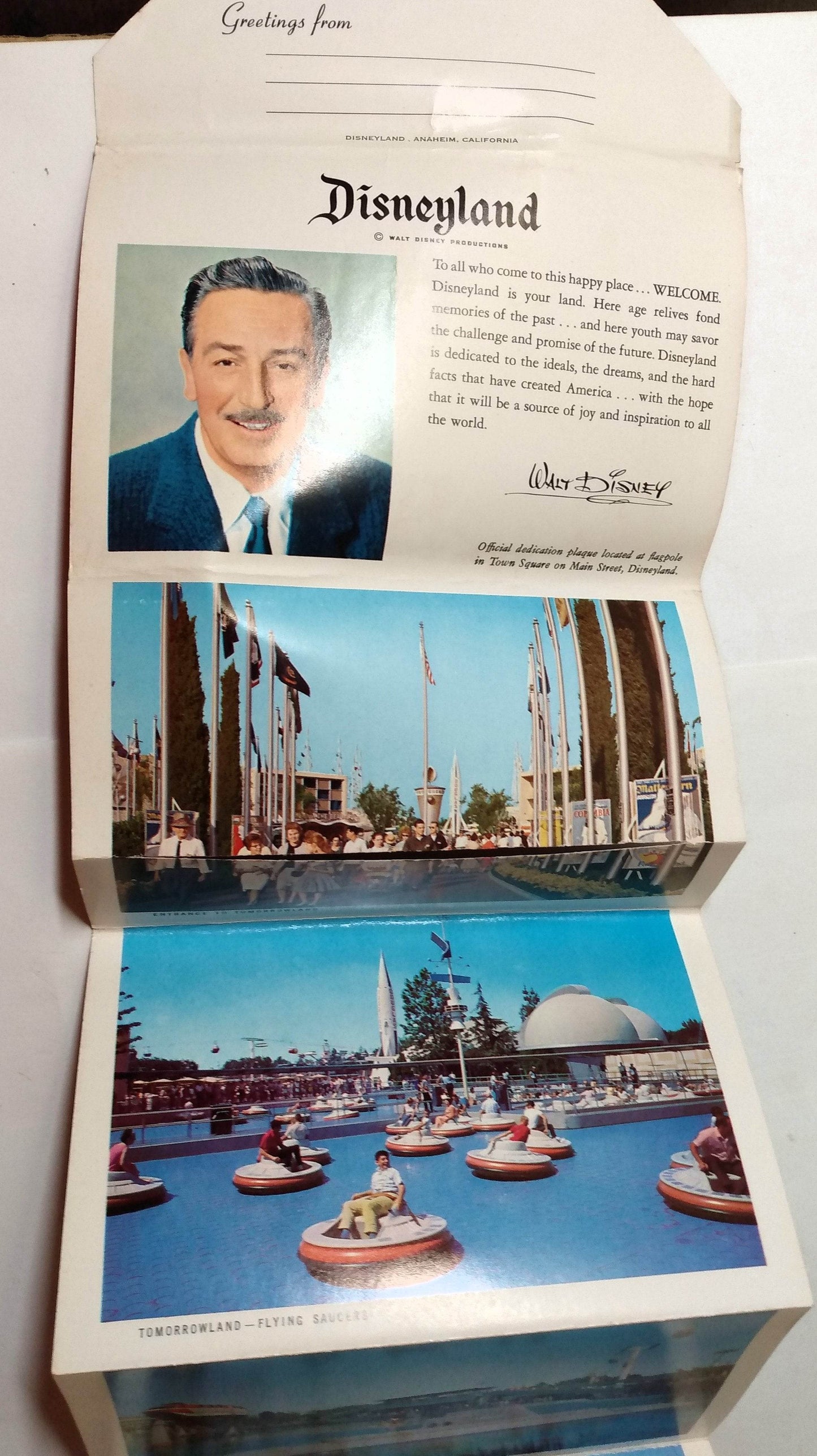 This Is Disneyland Magic Kingdom Souvenir Postcard Booklet 1960 - TulipStuff