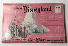 Load image into Gallery viewer, This Is Disneyland Magic Kingdom Souvenir Postcard Booklet 1960 - TulipStuff
