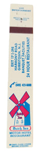 Dutch Inn Motor Hotel Restaurant Gibbstown NJ Matchbook Cover 1980's - TulipStuff