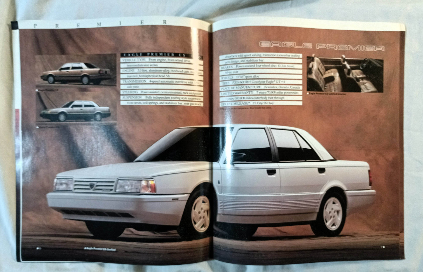 1990 Eagle Premier Summit Talon Dealer Sales Brochure - TulipStuff