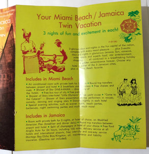 Eastern Airlines Florida Jamaica Twin Vacation Packages Brochure 1968 - TulipStuff
