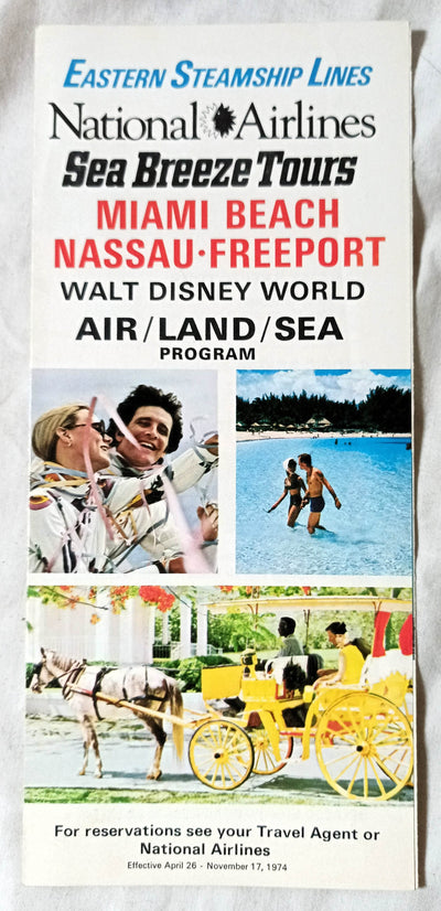 Eastern Steamship Lines ss Emerald Seas ss Bahama Star Brochure 1974 - TulipStuff