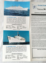 Load image into Gallery viewer, Eastern Steamship Lines ss Emerald Seas ss Bahama Star Brochure 1974 - TulipStuff
