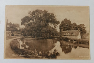 East Quantoxhead Somerset Duck Pond England Frith's 1920's - TulipStuff