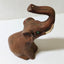 Vintage Elephant Trunk Up Green Eyed Figurine Hong Kong Early 1970's - TulipStuff