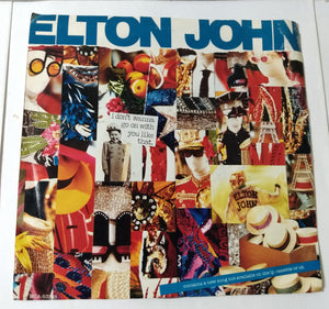 Elton John I Don't Wanna Go On With You Like That 7" Vinyl MCA 1988 - TulipStuff