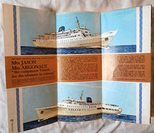 Load image into Gallery viewer, Epirotiki Lines mts Argonaut mts Jason 7-Day Golden Fleece Cruises 1967 - TulipStuff
