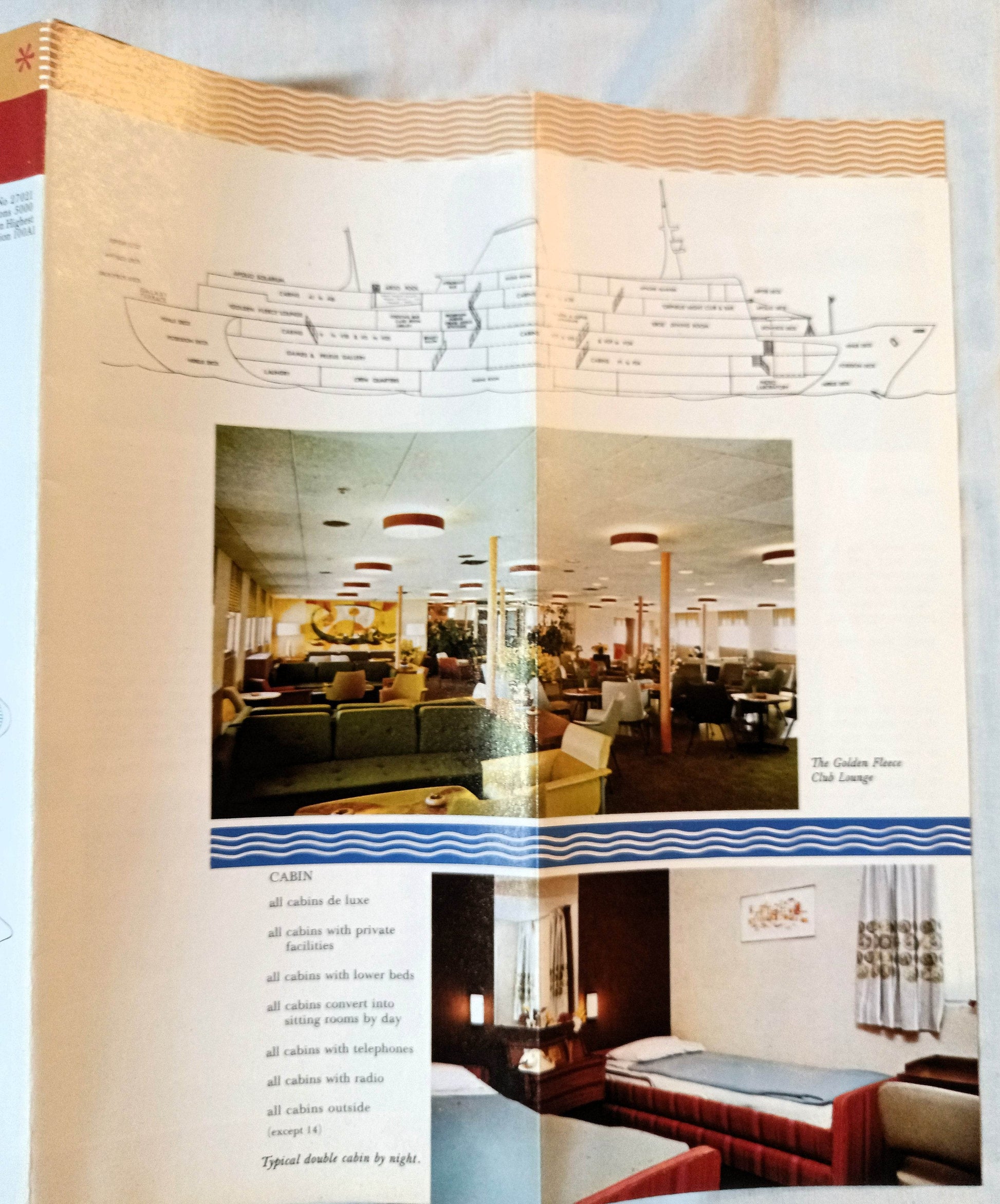 Epirotiki Lines mts Argonaut mts Jason 7-Day Golden Fleece Cruises 1967 - TulipStuff