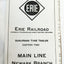 Erie Railroad 1940 Suburban Timetables Mainline Newark Branch Bergen - TulipStuff