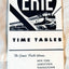 Erie Railroad Passenger Train Schedules Time Tables January 1959 - TulipStuff
