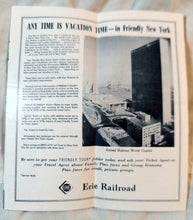 Load image into Gallery viewer, Erie Railroad Passenger Train Schedules Time Tables January 1959 - TulipStuff
