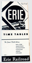 Load image into Gallery viewer, Erie Railroad Passenger Train Schedules Time Tables January 1959 - TulipStuff
