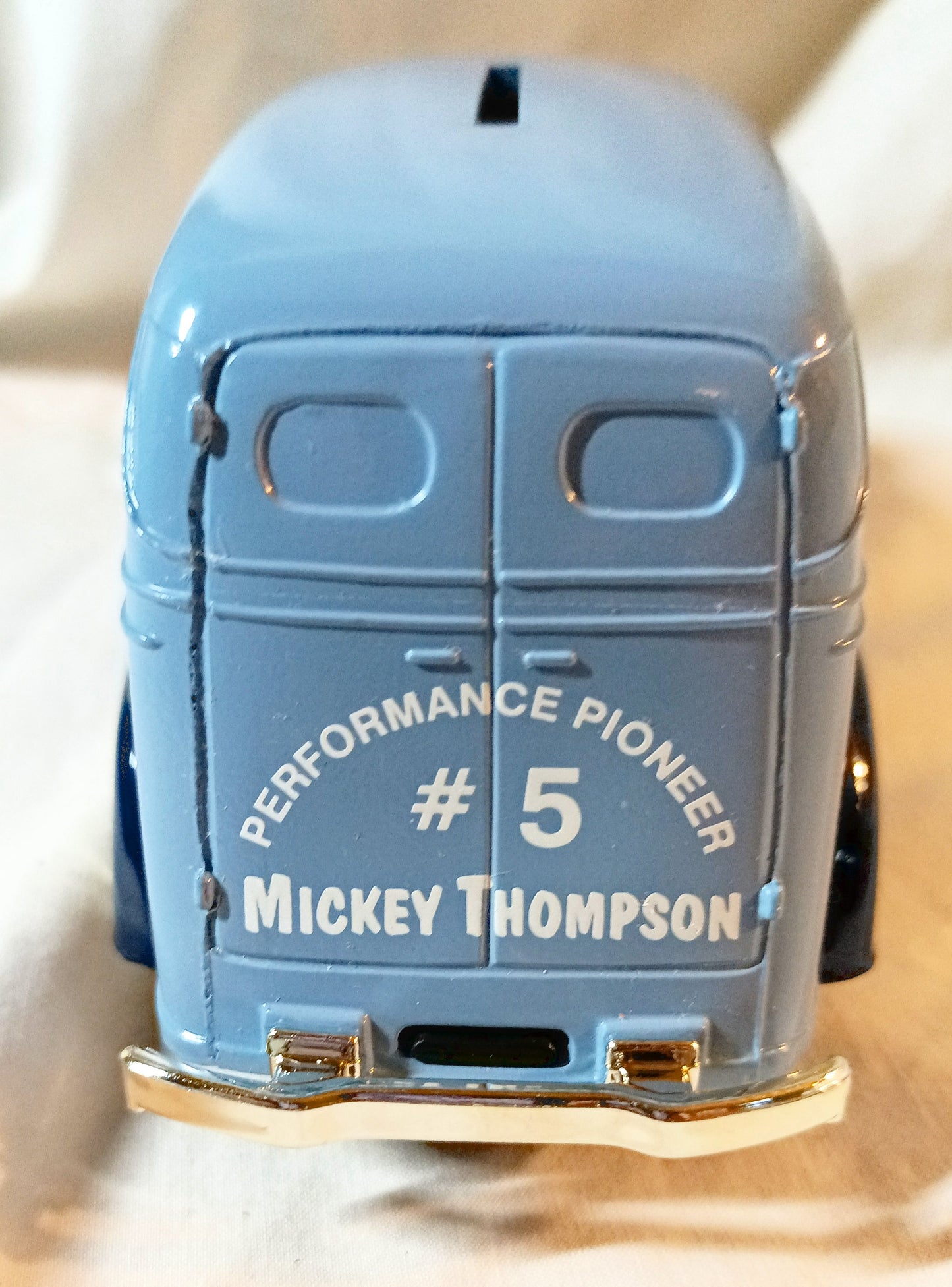 Ertl #2090 Mickey Thompson 1938 Chevrolet Panel Truck Bank w/Key - Tuliptuff