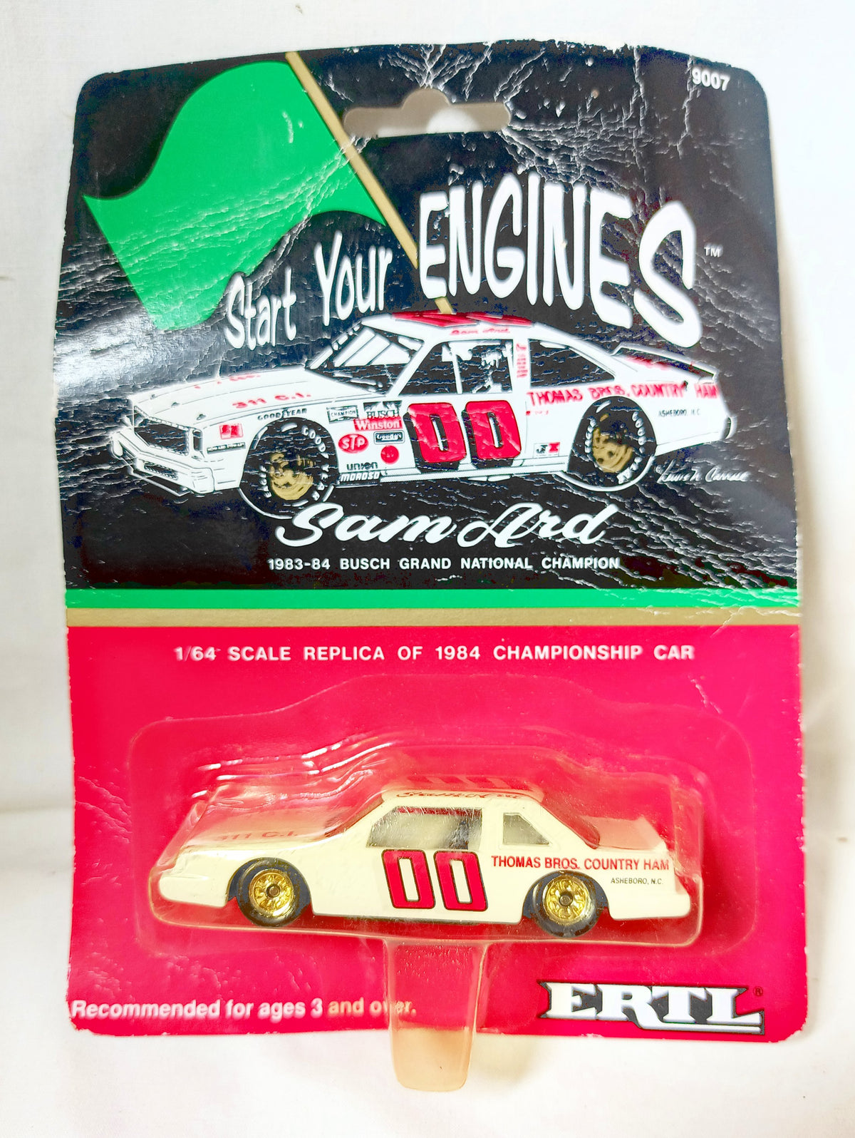 Ertl Start Your Engines Sam Ard #00 1984 Busch Grand National Champion - TulipStuff