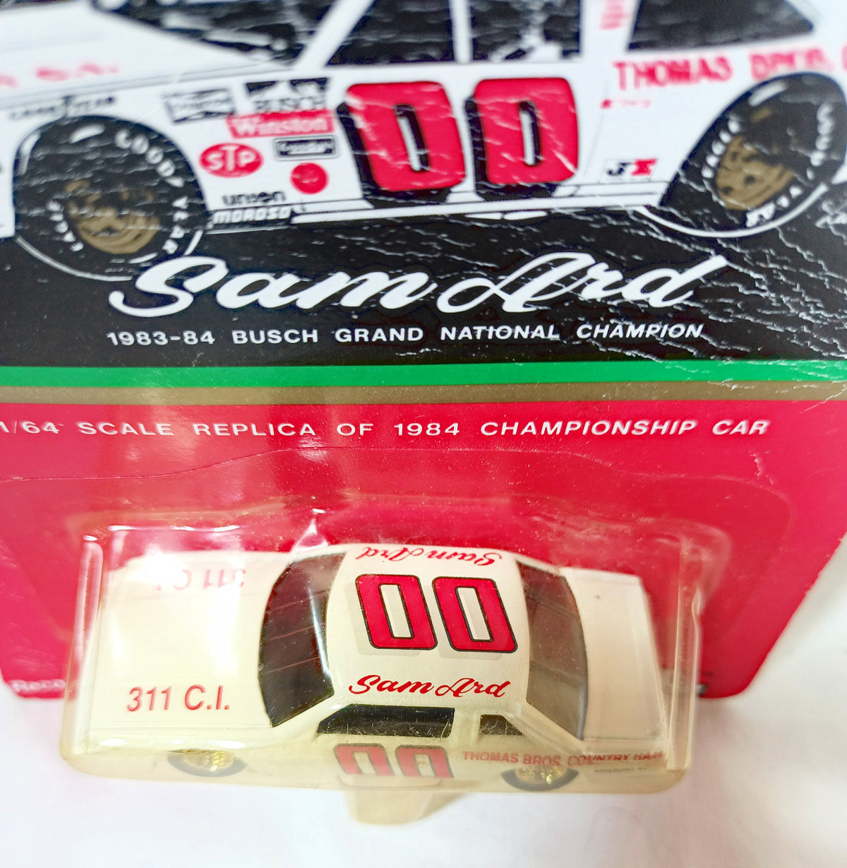 Ertl Start Your Engines Sam Ard #00 1984 Busch Grand National Champion - TulipStuff