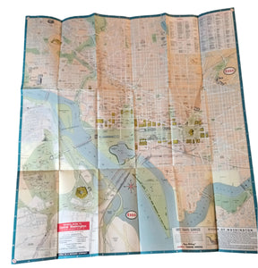 Esso Humble Oil Washington DC Map And Visitor Guide 1963 - TulipStuff