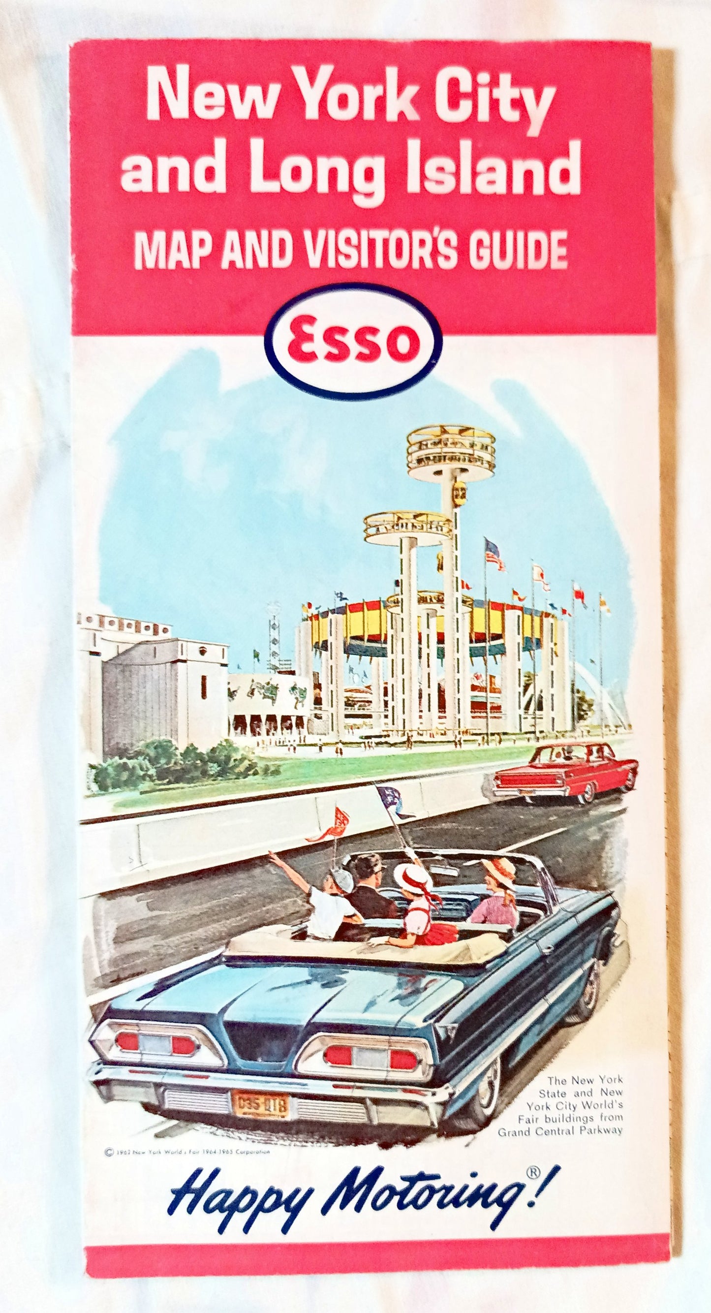 Esso New York City Long Island Map And Visitor Guide World's Fair 1964 - TulipStuff