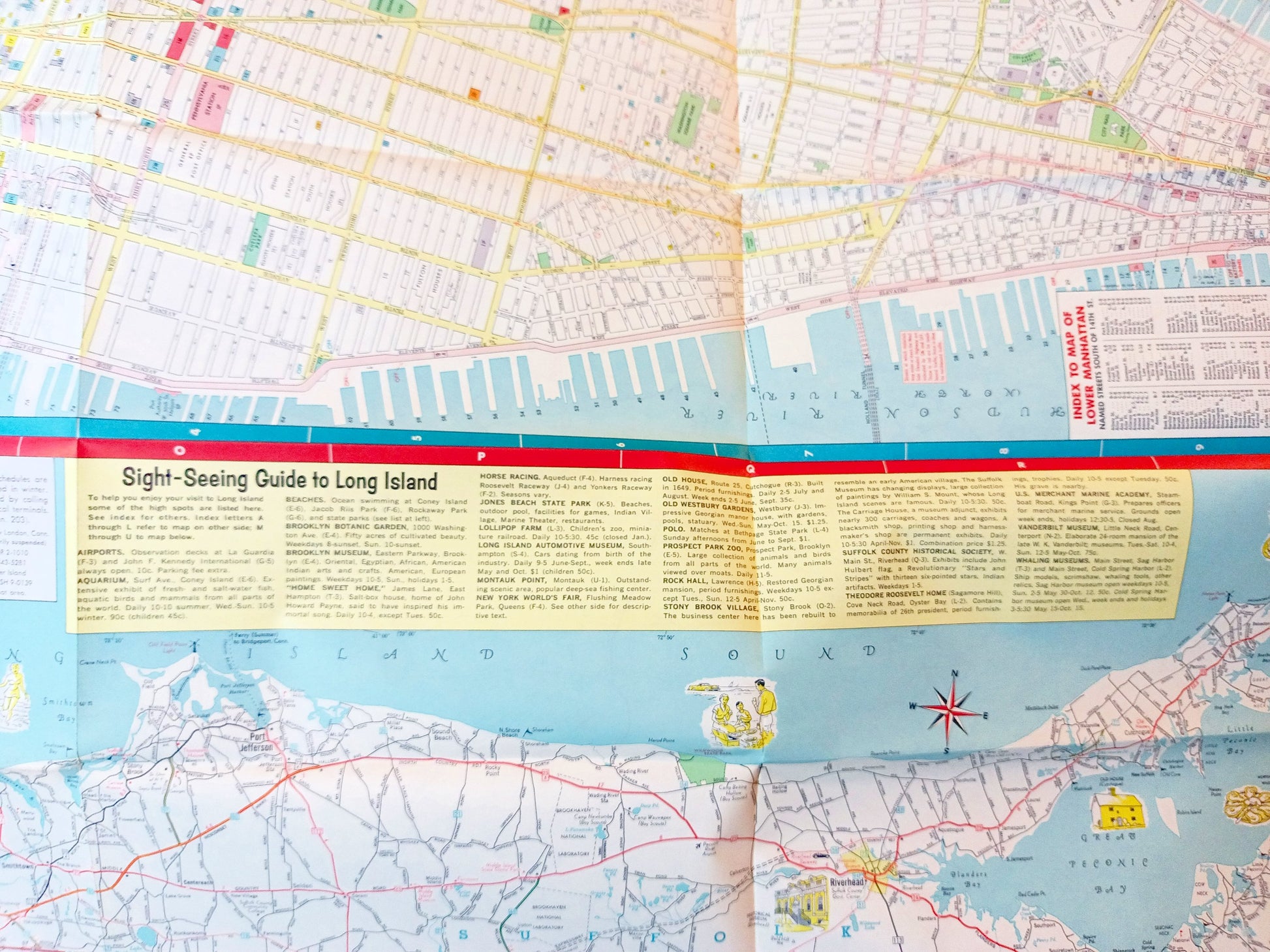Esso New York City Long Island Map And Visitor Guide World's Fair 1964 - TulipStuff