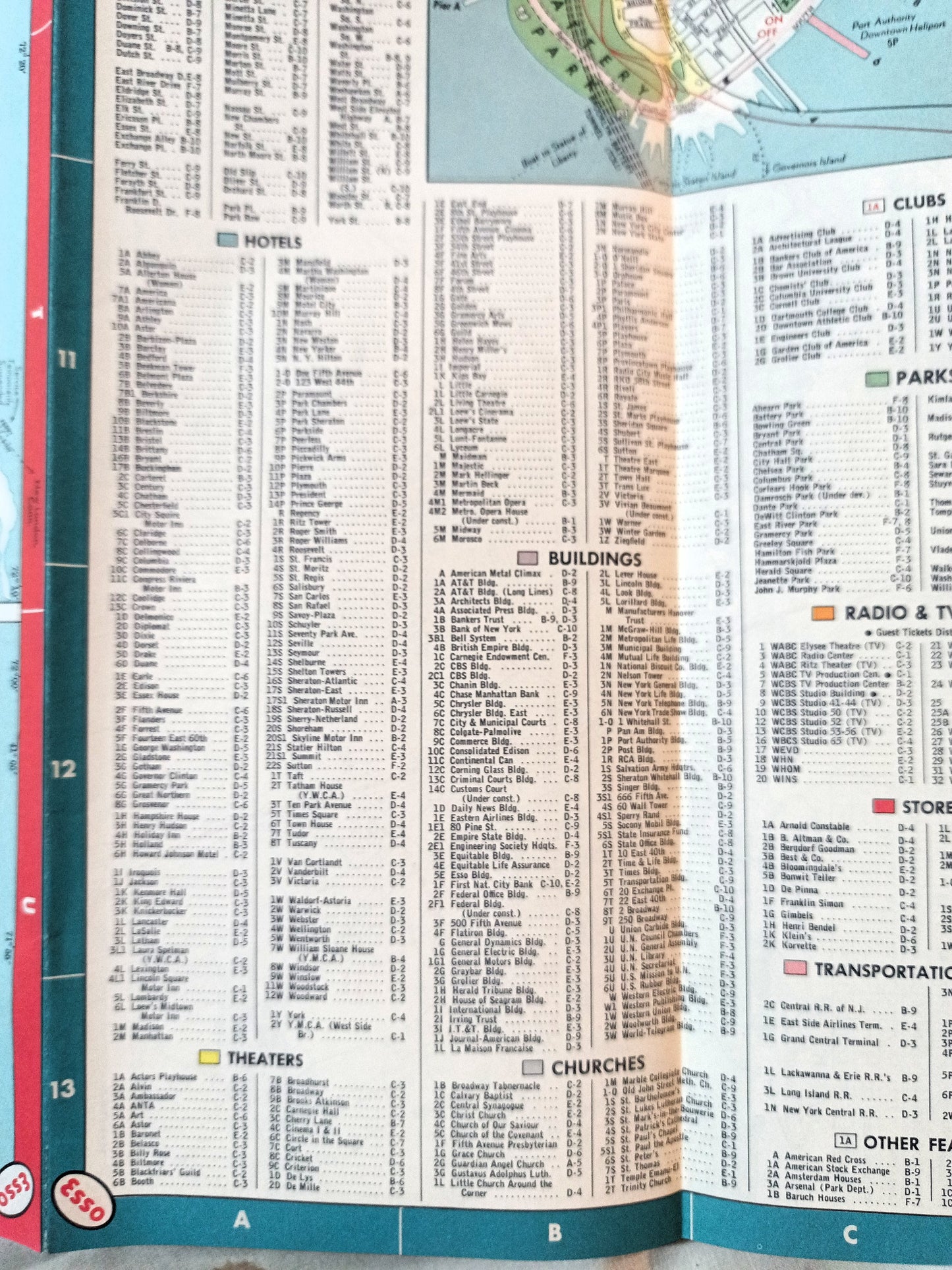 Esso New York City Long Island Map And Visitor Guide World's Fair 1964 - TulipStuff